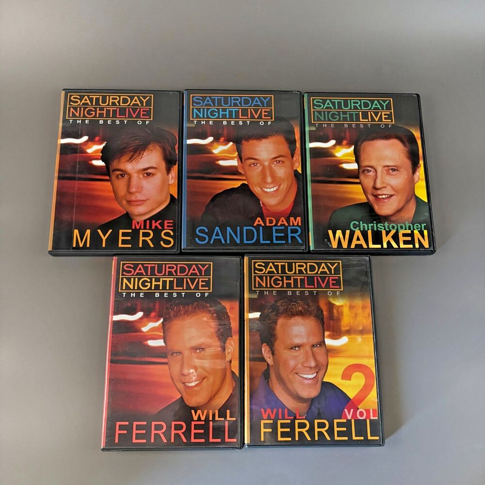 Saturday Night Live Best Of DVD Lot 5 Adam Sandler Will Ferrell Walken Myers SNL